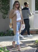 Pregnant Chrissy Teigen Wears See-Through Cropped Top