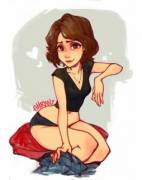 Aunt Cass Giving The Ole Bedroom Eyes (Big Hero 6) [Ehryel]