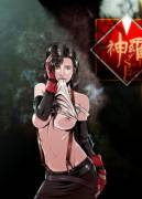 Tifa Lockhart Hiking Up Her Shirt (Renx)