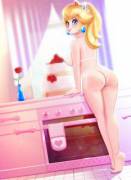 Princess Peach Baked A Cake (Black-Rayal &Amp;Amp;Amp; R3Dfive)