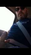 Me Wanking In The Passenger Seat