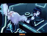 Olivia Wilde As Quorra From Tron Legacy. Artists: Zap And Blast