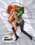 Gamora And Angela (Rino99)