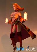 Lina Nude Model Preview, By Sfmstudio
