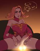 Lina's Fiery Balls, By Fizzz