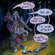 Backstabbing In Action (Riki X Drow Ranger)