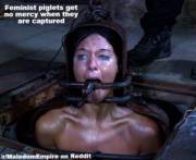 This Piggy Will Spend A Week In This Hole, She Will Only Drink Her Own Piss