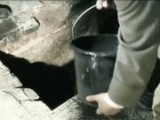 4 Days In A Hole For Punishment. Getting My Nightly Water Ration.