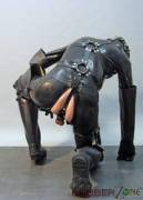 Heavy Rubber For A Male Slave