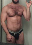 Showing Off My Fur And Briefs