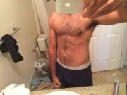 Thank God For My Natural Sweater, Else I Would Cannot Go Shirtless Like I Am.