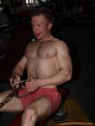 Hairy Row Guy (Not Me)