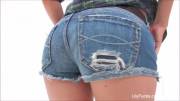 Lily's Ass In Shorts