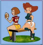 Peg Pete And Maddie Fenton, Cartoon Milf's [Goof Troop / Danny Phantom]