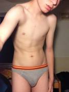 First Time Posting Here, In My Grey Briefs. Hope You Like Me! [19]