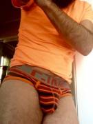 Practicing My Orange Game.