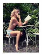 Reading In The Garden