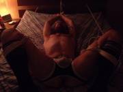 Tied Up And Ready To Use. Teaser View Of My Bf's Ass. [Oc]