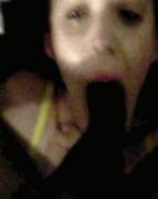 Good Girl Concentrating On Not Gagging