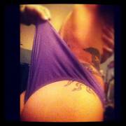 Purple Panties And Tattoos.