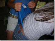 Blue Panties Up High.