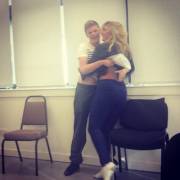 Tall Girl In Black Pants Gets Wedgie