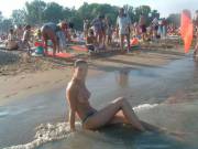 Enjoying The Cool Water