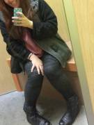 Is Anyone Down [F]Or A Quicky In The Dressing Room?