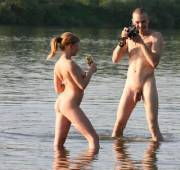 Having A Good Time With His Girl