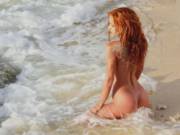 Readhead At The Beach - By Unknown [Readhead, Outdoors]