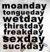 The Seven Days Of Cheeky