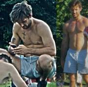 Alex Pettyfer. Candid @ Park