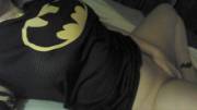 [F] My Batman Jersey Helps Keep Me Warm At Night ;)