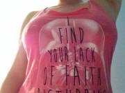 I [F]Ind Your Lack Of Faith Disturbing ;)