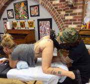 Getting Ink Done (X-Post R/Trashyboners)