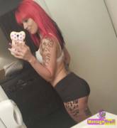 Tatted Up Redhead - Xpost From /R/Trashyboners