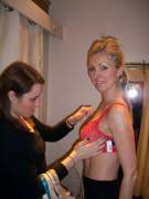 Being Fitted For A New Bra