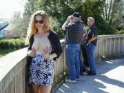 Flashing The Boobies