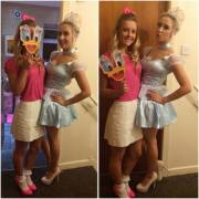 Duck Lips And Frilly Socks