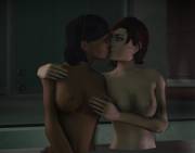 Femshep &Amp;Amp;Amp; Traynor Kissing - By Ltr300