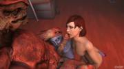 Femshep &Amp;Amp;Amp; Liara Giving Wrex A Bj, By Em805