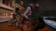 Garrus &Amp;Amp;Amp; Vega Dp's Tali While Femshep Watches - By Rocketcat