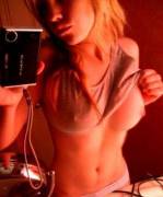 Checking Herself Out