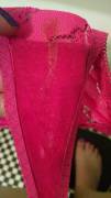 My Pretty Pink Thong Is Getting Dirty