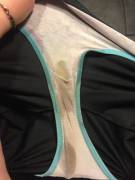 [Sweat][Piss][Grool]Sweaty Gym Panties!!!!!! Torrid, Size 2, Blue And Purple Skulls! ...