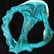 Dirty Teal Lace Panties X