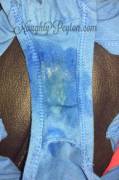 Dirty Cotton Gusset Going To One Of My Panty Pervs :)