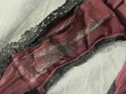 Two Whole Days Of My Pussy Just Drooling All Over These Panties... Without Scooping ...