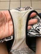 Stained From Years Of Wear, Saturated With The Day's Creamy Goodness... Super Dirty ...