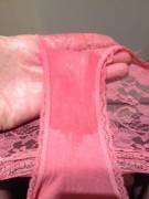 Very Wet Peach Gusset.